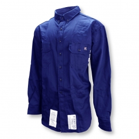 Neese VI9SH Indura 9 oz Long Sleeve FR Work Shirt - Royal Blue