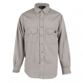 Neese VU7SH Ultra-Soft Long Sleeve FR Work Shirt - Gray