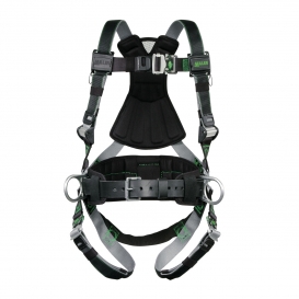 Miller Revolution Harnesses with DualTech Webbing  Removable Belt  Side D-Rings & Pad  and Quick-Co