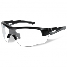 Remington RE301 Youth Shooting Glasses - Black/Gray Frame - Clear Lens
