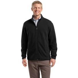 Red House RH54 Sweater Fleece Full-Zip Jacket - Black