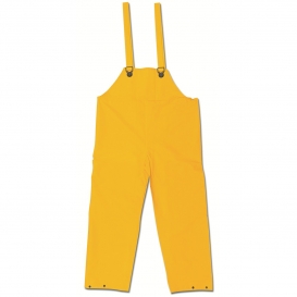 River City 200BF Classic Series Rain Bib Pants - .35mm PVC/Polyester - Yellow