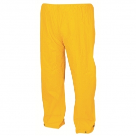 MCR Safety 200PW Classic Series Rain Pants - .35mm PVC/Polyester - Yellow