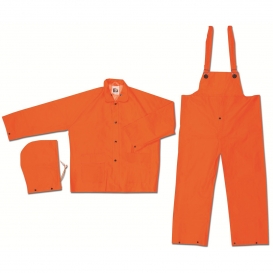 River City 2013 Classic Series 3-Piece Rain Suit - .35mm PVC/Polyester - Orange