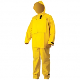 River City 2603 Hydroblast Rain Suit - 0.35mm PVC/Polyester - Yellow