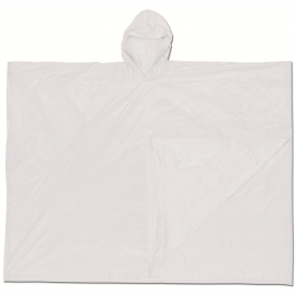 MCR Safety O42 Schooner Disposable Poncho - .10mm PVC - Clear