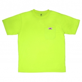MCR Safety STSL Non-ANSI Solid Jersey Safety Shirt - Yellow/Lime