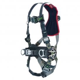 Miller Revolution Arc Rated Harness with Removable Belt  Side D-Rings & Pad  and Quick-Connect Buck