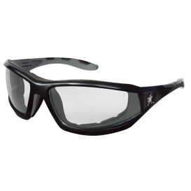 MCR Safety RP210AF RP2 Safety Glasses - Black Frame - Clear Anti-Fog Lens