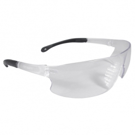 Radians Rad-Sequel Safety Glasses - Black Temple Tips - Clear Lens