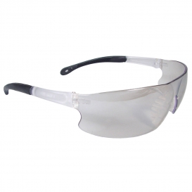 Radians RS1-90 Rad-Sequel Safety Glasses - Smoke Temple Tips - Indoor/Outdoor Mirror Lens
