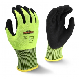 Radians RWG10 Radwear Silver Series Hi-Viz Knit Dip Gloves