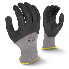 Radians RWG12 3/4 Foam Dipped Dotted Nitrile Gloves