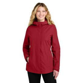 Port Authority L714 Ladies C-FREE Rain Jacket - Rich Red