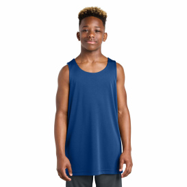 Sport-Tek YST551 Youth PosiCharge Competitor Rev Tank - True Royal/White