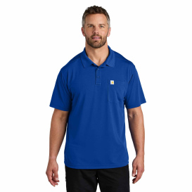 Carhartt CT106880 Force Snag-Resistant Pocket Polo - Royal Glass Blue