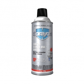 Sprayon SP 3105 - Carton Stencil Ink - White - 12 oz Aerosol