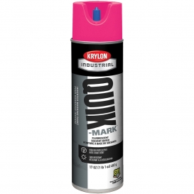 Krylon A03622007 Quik-Mark Solvent Based Inverted Marking Paint - Fluorescent Pink - 20 oz Can (Net Weight 17 oz)