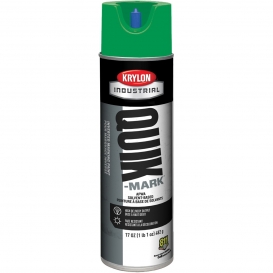 Krylon A03631007 Quik-Mark Solvent Based Inverted Marking Paint - APWA Green - 20 oz Can (Net Weight 17 oz)