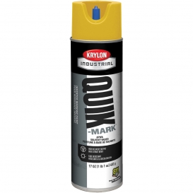 Krylon A03823007 Quik-Mark Solvent Based Inverted Marking Paint - APWA Safety Yellow - 20 oz Can (Net Weight 17 oz)