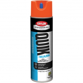 Krylon A03905004 Quik-Mark Water Based Inverted Marking Paint - APWA Orange - 20 oz Can (Net Weight 17 oz)