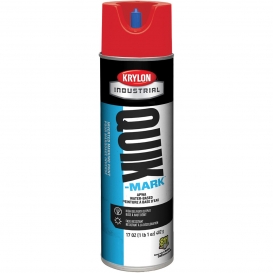 Krylon A03911004 Quik-Mark Water Based Inverted Marking Paint - APWA Brilliant Red - 20 oz Can (Net Weight 17 oz)