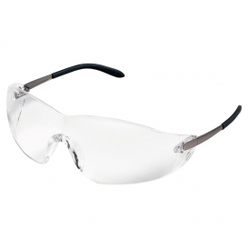 MCR Safety S2110 S21 Safety Glasses - Metal Temples - Clear Lens