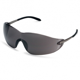 Crews Blackjack Safety Glasses - Metal Temples - Gray Lens