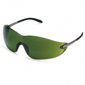 Crews Blackjack Safety Glasses - Metal Temples - Green Shade 3.0 Lens