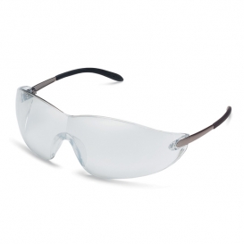 Crews Blackjack Safety Glasses - Metal Temples - Light Gray Lens