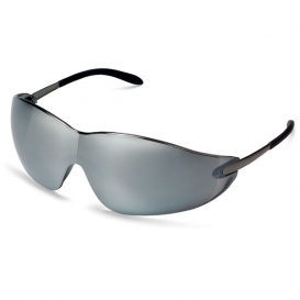Crews Blackjack Safety Glasses - Metal Temples Silver Mirror Lens