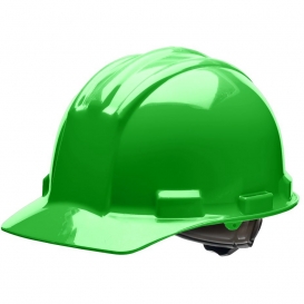 Bullard S51HGR Standard Hard Hat - Ratchet Suspension - Hi-Viz Green