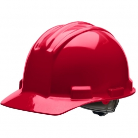 Bullard S51RDR Standard Hard Hat - Ratchet Suspension - Red