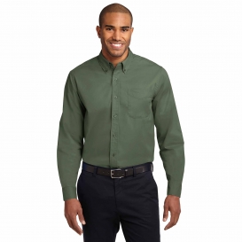 Port Authority S608 Long Sleeve Easy Care Shirt - Clover Green