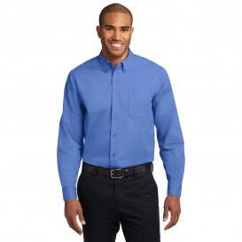 Port Authority S608ES Extended Size Long Sleeve Easy Care Shirt - Ultramarine Blue