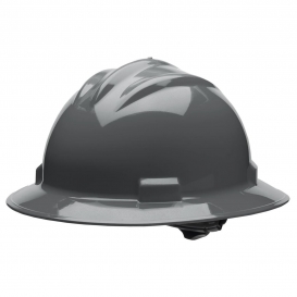 Bullard S71DGR Standard Full Brim Hard Hat - Ratchet Suspension - Dove Grey