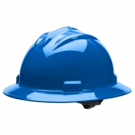 Bullard S71PBR Standard Full Brim Hard Hat - Ratchet Suspension - Pacific Blue