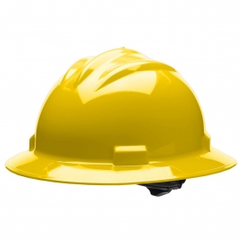 Bullard S71YLR Standard Full Brim Hard Hat - Ratchet Suspension - Yellow