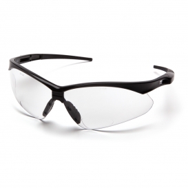 Pyramex PMXTREME Safety Glasses with Clear Lens Black Frame 