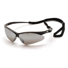 Pyramex SB6370SP PMXTREME Safety Glasses - Black Frame - Silver Mirror Lens