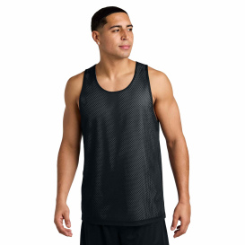 Sport-Tek ST5000 PosiCharge Reversible Mesh Tank - Black/White