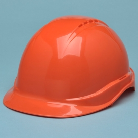 Elvex Tectra Vented Safety Cap with 4 pt Pinlock Suspension - Orange