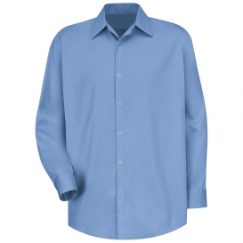 Red Kap SC16 Men\'s Specialized Cotton Work Shirt - Long Sleeve - Light Blue