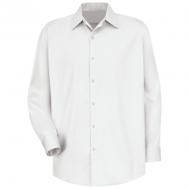 Red Kap SC16 Men\'s Specialized Cotton Work Shirt - Long Sleeve - White