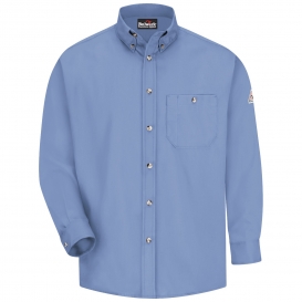 Bulwark FR SEG6 Men\'s Lightweight Dress Shirt - EXCEL FR - 5.25 oz. - Light Blue