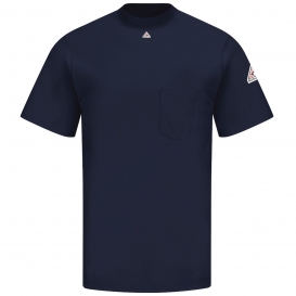 Bulwark FR SET8 Men\'s Lightweight Short Sleeve T-Shirt - EXCEL FR - 6.25oz. - Navy