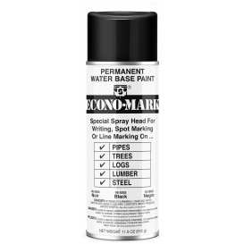 Seymour 16-2003 Econo-Mark Water Based Marking Paint - Black - 16 oz Can (Net Weight 11 oz)