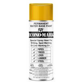 Seymour 16-2034 Econo-Mark Water Based Marking Paint - Yellow - 16 oz Can (Net Weight 11 oz)