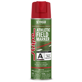 Seymour 20-643 Stripe Athletic Field Marking Paint - Athletic Field Red - 20 oz Can (Net Weight 18 oz)