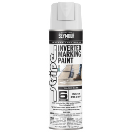 Seymour 20-652 Stripe 6-Series Water Based Inverted Marking Paint - White - 20 oz Can (Net Weight 17 oz)